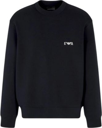 Emporio Armani Sweatshirt - Heren - Sweatshirts - Blauw - L - Hoodies & sweatvesten