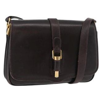 Gucci Pre-owned Cross Body Bags, female, Brown, Size: ONE SIZE Pre-owned Vintage Shoulder Bag