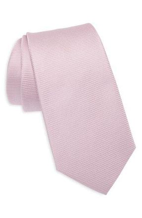 Calvin Klein Anthony Solid Tie in Pink at Nordstrom Rack