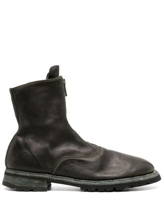 Guidi Stivaletti con zip - Verde
