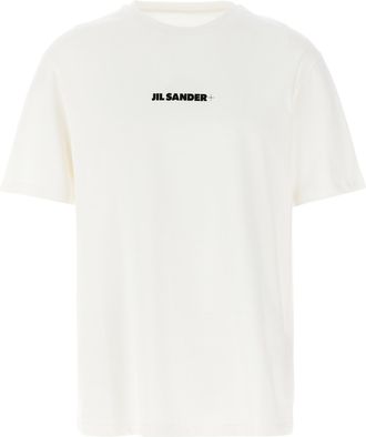 Jil Sander White Cotton Mens T-Shirt