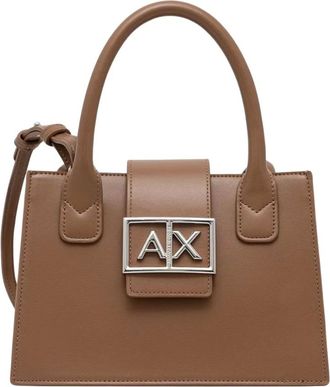 A|X Armani Exchange Bolso Tote - Bags - Mujer - Marr&oacute;n - ONE SIZE