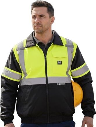 Canada Weather Gear Mens Hi-Visibility Work Jacket in Yellow at Nordstrom, Size Xx-Large