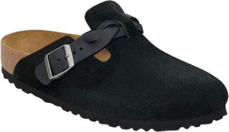 Birkenstock Boston Braided Suede Clog