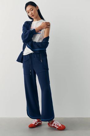 Bernardo Wide-Leg Track Pants