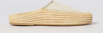 Paloma Barcel&oacute; Mules Deba Paloma Barcel&ograve; in camoscio e rafia