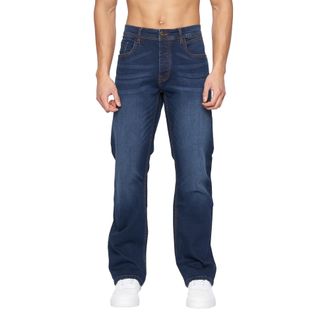 Crosshatch Heren Winsbury Bootcut Jeans (Donkere wasbeurt)