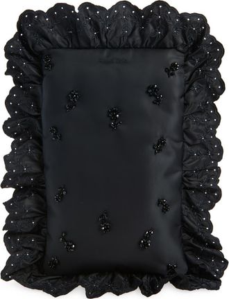 Simone Rocha Pillowcase Clutch in Black/Jet at Nordstrom