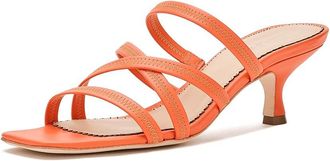 Cinq &agrave; Sept Dana Strappy Heeled Sandals Womens Sandals Firecracker : 6.5 M, Leather