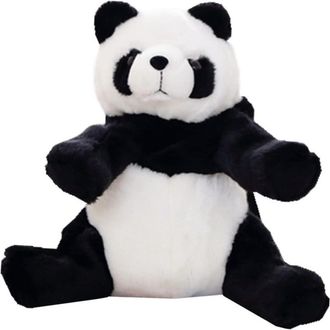OEM 1 Bolso De Peluche Blanco Y Negro Con Forma De Panda Para Guardar De Forma Creativa Los Juguetes Y Accesorios De Los Ni&ntilde;os