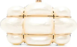 Cult Gaia Tassen, Dames, Beige, ONE Size, Bolla Clutch