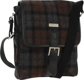 Burberry Pre-owned Cross Body Bags, female, Multicolor, Size: ONE SIZE Pre-owned Wool Shoulder Bag