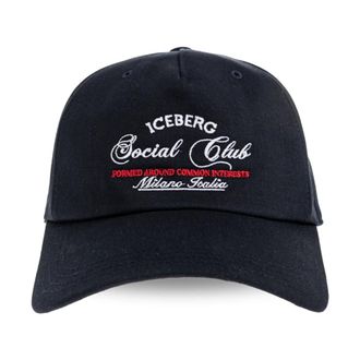 Iceberg Caps, male, Blue, Size: ONE SIZE Cap With Visor