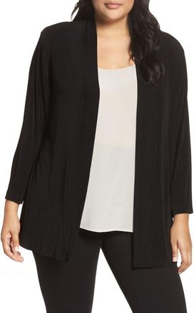 Vikki Vi Cardigan in Black at Nordstrom, Size 2X