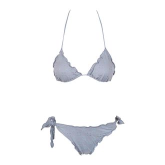 MC2 Saint Barth Bikinis, female, Blue, M, Moon Bikini Set with Adjustable Straps