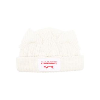 Charles Jeffrey Loverboy LOVERBOY by Charles Jeffrey, Beanies, male, Beige, Size: ONE SIZE Chunky Ears Beanie