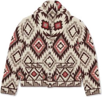 Fortela Walter Navajo Mix Cardigan in Multicolor at Nordstrom, Size Medium Eu