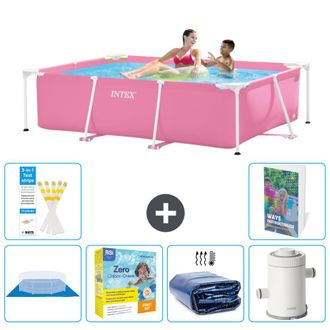 Intex Piscina Con Estructura Rectangular - 220x150x60 Cm - 7-piezas S71
