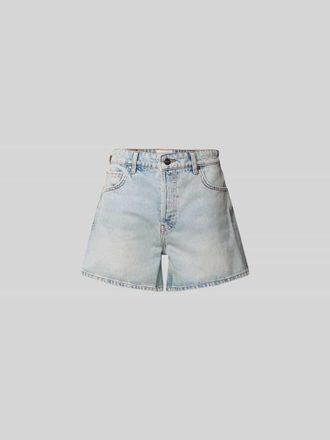 Anine Bing Regular Fit Jeansshorts aus Baumwolle in Jeansblau, Gr&ouml;&szlig;e 24