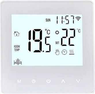 OEM Termostato Inteligente, Funci&oacute;n De Programaci&oacute;n 6+1, Sensor De Temperatura, Bot&oacute;n T&aacute;ctil En Pantalla Lcd, Termostato Para Interiores, Autom&aacute;tico/manua
