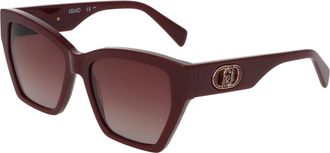 Liu Jo Lj815S Zonnebril - unisex - Accessoires - Rood - Maat: 55 MM