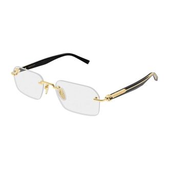 Gucci Brillen - Heren - Brillen - Geel - 55 MM - Accessoires