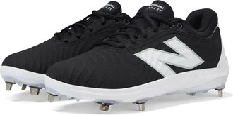 New Balance Womens New Balance FuelCell FUSE V4 SMFUSEK4 Black White Softball Cleats NIN1284
