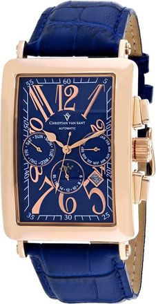Christian Van Sant Mens Blue dial Watch