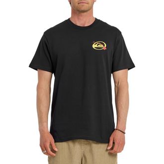 Quiksilver HI Quiki Islands Cotton Graphic T-Shirt in Black at Nordstrom, Size Xx-Large