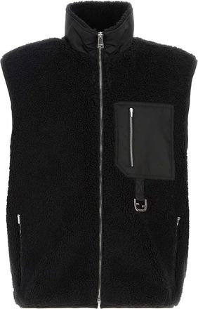Fendi Black Teddy Fabric Vest