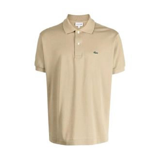 Lacoste Heren, Tops, Beige, Maat: S Katoen
