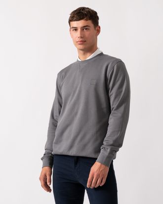 Boss Orange by Hugo Boss Westart Crew Neck Sweatshirt in Grijs