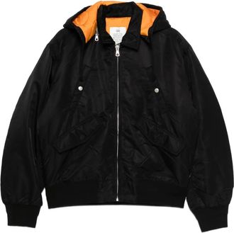 Stüssy Giacca Flight con zip - Nero