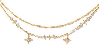 Girls Crew Wandering Stars Necklace in Gold at Nordstrom