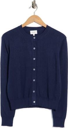 DL1961 Brinn Button Front Cardigan in Navy at Nordstrom Rack, Size X-Small