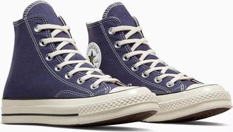 Converse Chuck 70 Hi A04589C Sneakers Mens US 12 Blue Canvas Skate Shoes GBNC464