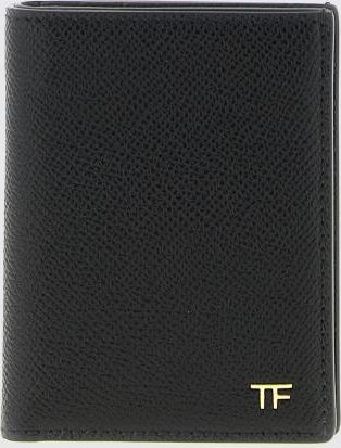 Tom Ford Portacarte di credito Tom Ford in pelle a grana
