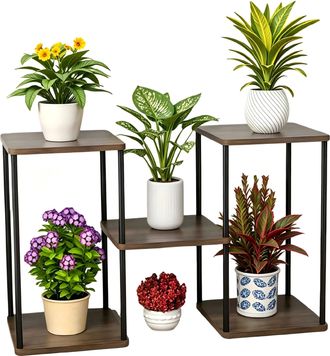 OEM Soporte Para Plantas, Dise&ntilde;o De Varios Niveles, Estante Para Interiores/exteriores Que Ahorra Espacio, A-5 Niveles