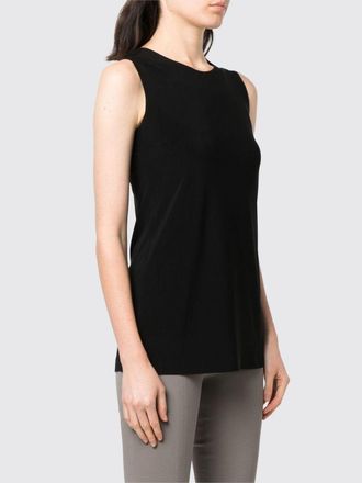 Norma Kamali Canotta slim fit in jersey elasticizzato con scollo a girocollo