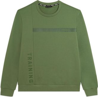 Freddy Felpa girocollo con stampa TRAINING tono su tono