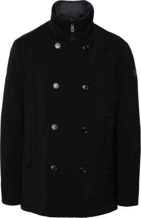 Peuterey detachable-bib coat - men - Spandex/Elastane/Polyester/Duck Down/Duck Feathers/Recycled Polyester - L - Black