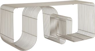 AYTM Multifunktionale Design Sitzbank & Regal Curva - Taupe