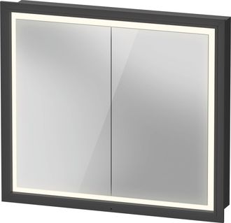 Duravit Duravit L-cube Armario Con Espejo Con Iluminaci&oacute;n Led, Grafito