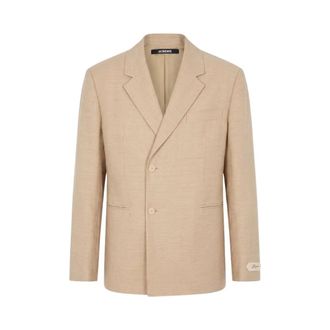 Jacquemus Blazers, male, Brown, Size: XL La Veste Melo
