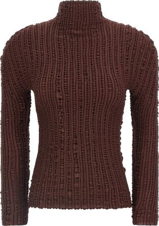 Issey Miyake Womens Jellyfish Pleats Sweater