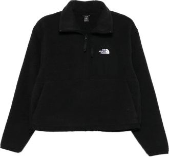 The North Face zip-up logo sweatshirt - Black