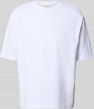 Selected Regular Fit T-Shirt aus reiner Baumwolle Modell RELAXASPEN in Weiss, Gr&ouml;&szlig;e XXL