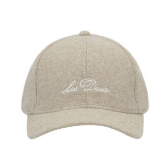 Les Deux Wool Baseball Cap - Heren - Petten - Beige - ONE Size - Wol - Accessoires