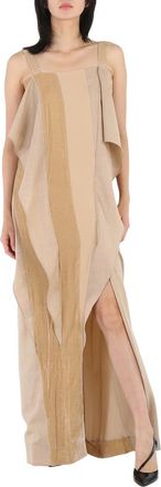 Burberry Panelled Wool Silk And Velvet Gown With Feather Detail, Brand Size 4 (US Size 2)