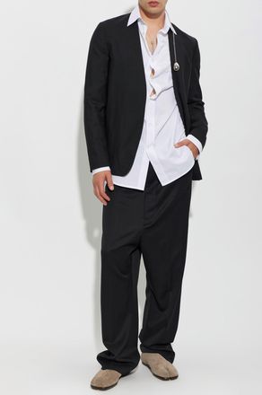 Maison Margiela Wool Blazer, Mens, Black
